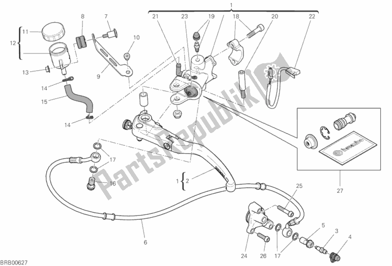 Tutte le parti per il Controllo Della Frizione del Ducati Superbike Panigale 25 Anniversario 916 1100 2020